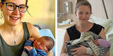 Kopf-an-Kopf-Rennen beim Neujahrsbaby | Punktlandungen in der Steiermark und in Tirol