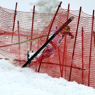 Die Bilder zum Kröll-Crash im Super-G