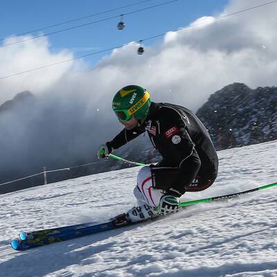 Das erste Schneetraining von Klaus Kröll