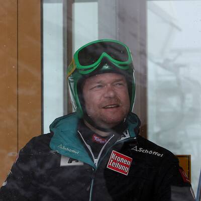 Das erste Schneetraining von Klaus Kröll