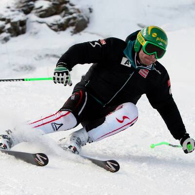 Das erste Schneetraining von Klaus Kröll