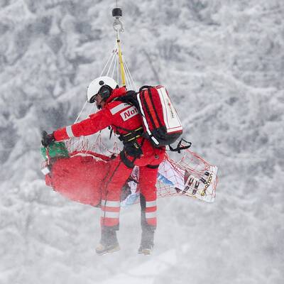Die Bilder zum Kröll-Crash im Super-G