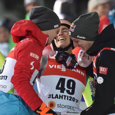 So feiert unser Gold-Adler Stefan Kraft