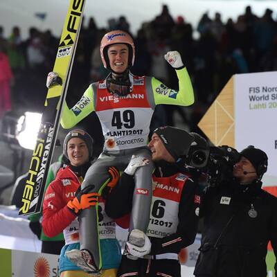 So feiert unser Gold-Adler Stefan Kraft