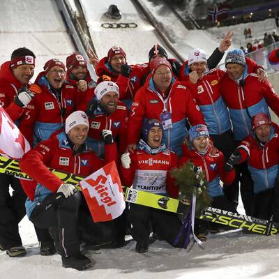 So feiert unser Gold-Adler Stefan Kraft