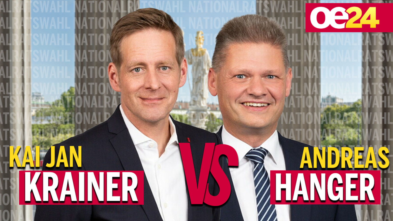 Nationalratswahl: Kai Jan Krainer vs. Andreas Hanger - oe24.tv