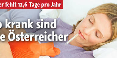 So krank sind die Österreicher