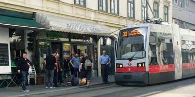 Kranke Frau Bimfahrer