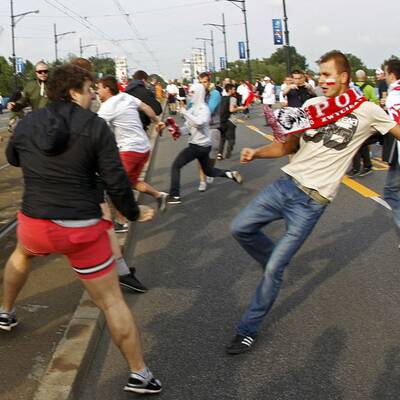 Schwere Ausschreitungen in Warschau