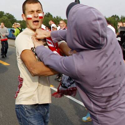 Schwere Ausschreitungen in Warschau