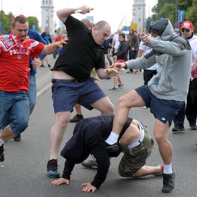 Schwere Ausschreitungen in Warschau