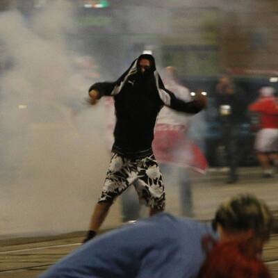 Schwere Ausschreitungen in Warschau