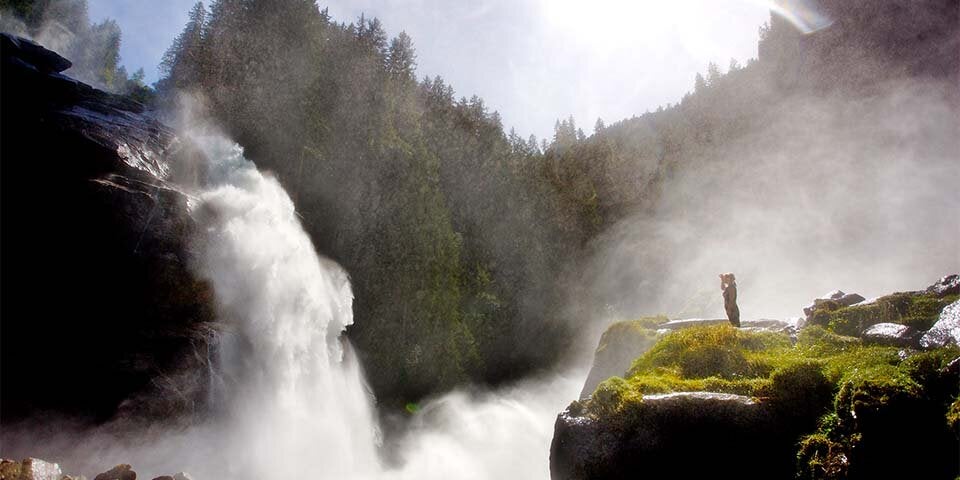 Krimmler Wasserfälle aus der Nähe