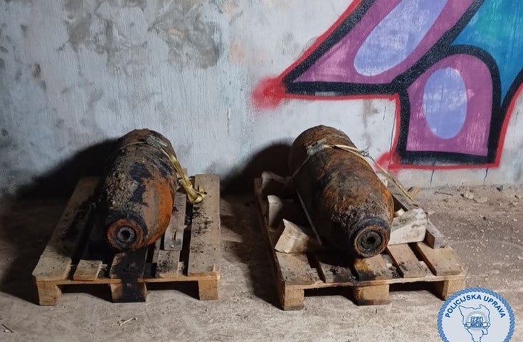 Kroatien Weltkriegsbomben