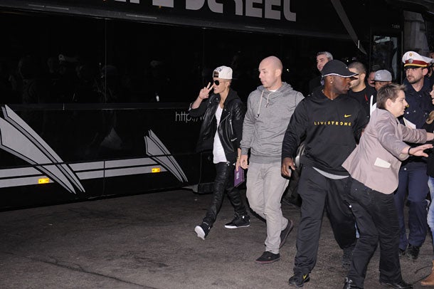 Justin Bieber checkt aus