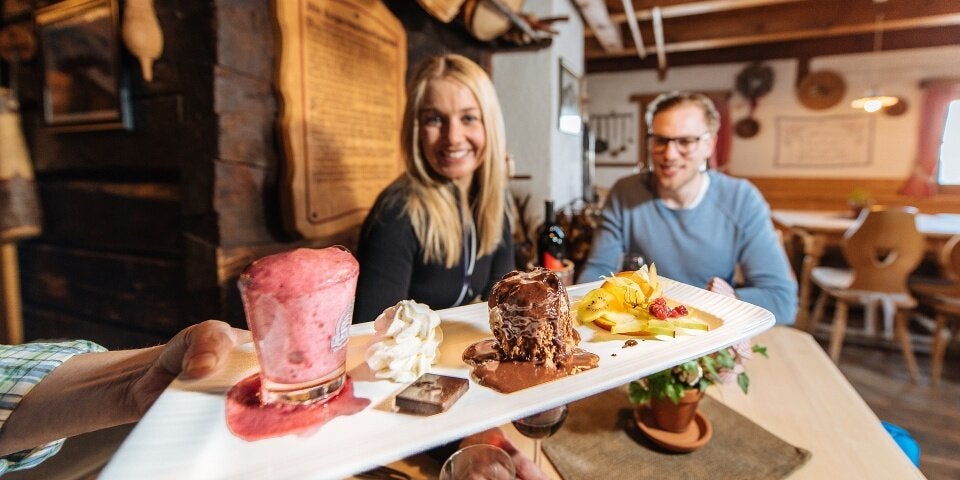 Kulinarik auf den Hütten