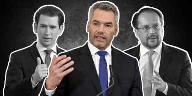 Kurz & Blümel weg Nehammer neuer Kanzler
