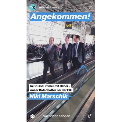 Selfie-Show bei Regierungs-Ausflug