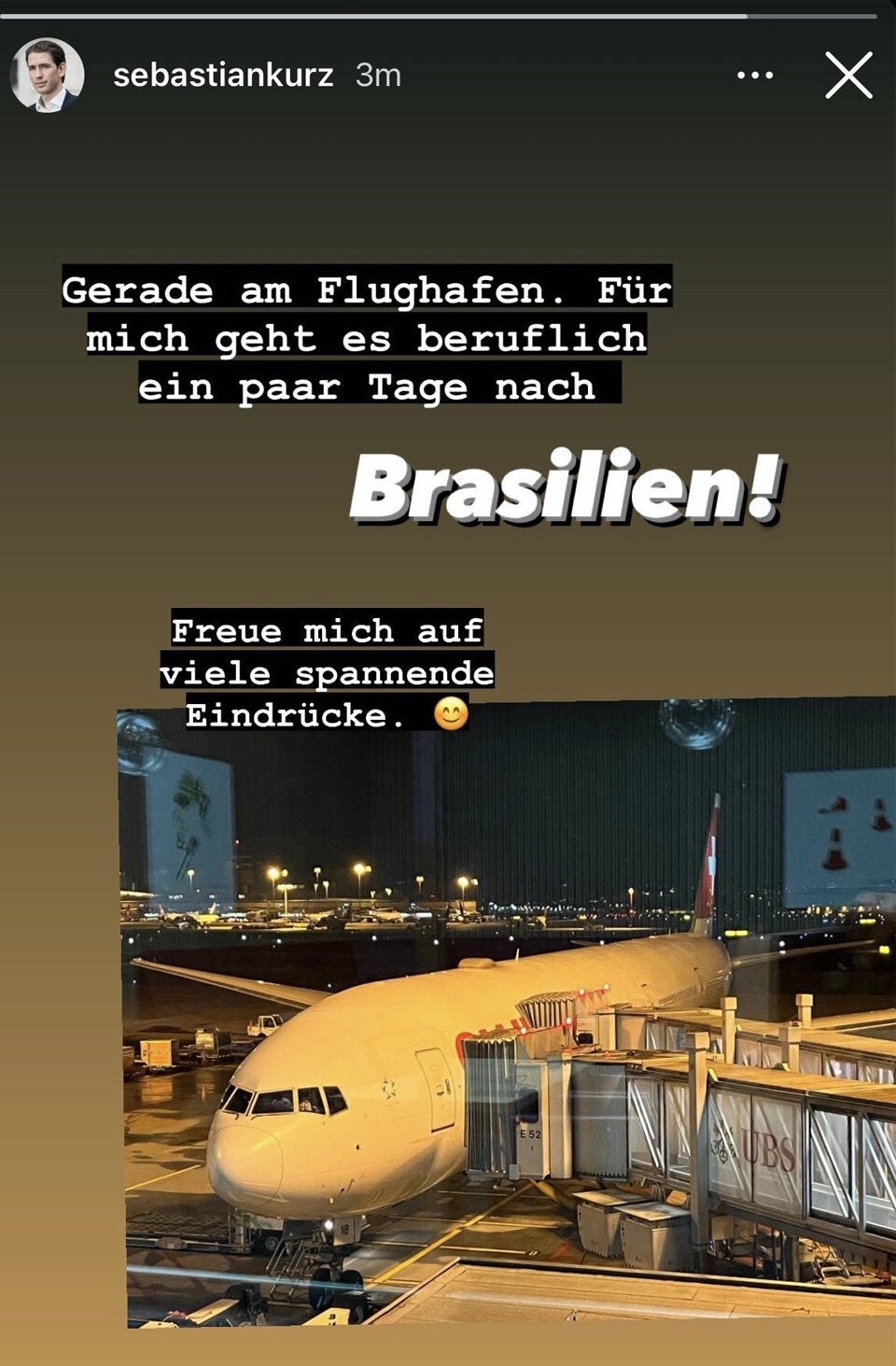 Kurz macht jetzt Trip nach Brasilien