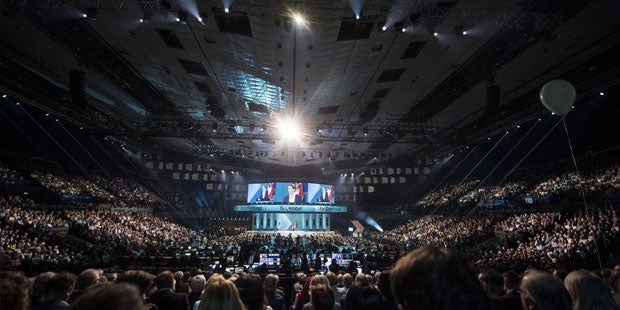 Kurz macht Wahlkampfauftakt zum Mega-Polit-Event