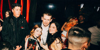 Ex-Kanzler Kurz feierte in Wien