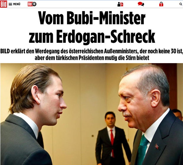 Deutsche feiern Kurz als 