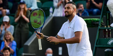 Tennis-Profi Nick Kyrgios in Wimbledon