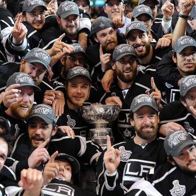 So feiern die L.A. Kings