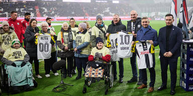 LASK-Spiel mit Pflegemotto