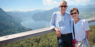 Van der Bellen Schmidauer Urlaub Attersee