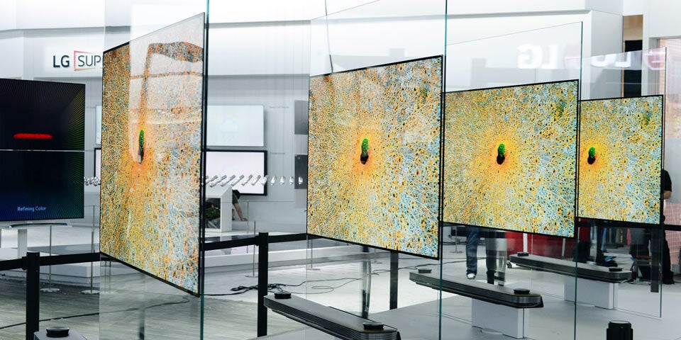 Ultradünne Fernseher sind die CES-Stars