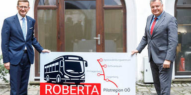 LR Achleitner und LR Steinkellner pr&auml;sentierten Projektstart