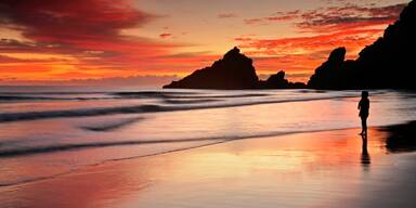 Sonnenuntergang La Palma Strand