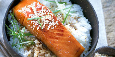 Lachs-Teriyaki