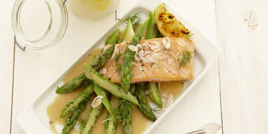 Lachs mit Spargel