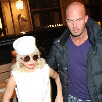 Lady Gaga bei ihrer Ankunft im Hotel Imperial