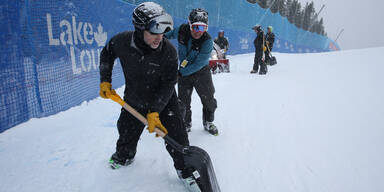 Schneechaos! Abfahrt in Lake Louise abgesagt