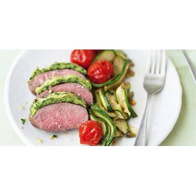 Hasenfilet mit Paradeisergemuese