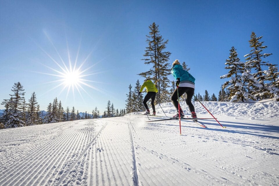 Rossbrand-Höhenloipe. Langlaufen mit spektakulärem 360°-Panorama .