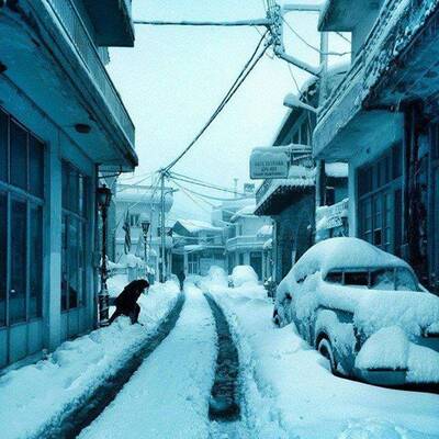 Sogar in Alexandria (Ägypten) schneite es