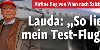 So lief Niki Laudas Testflug