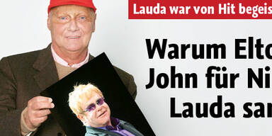 Niki Lauda freut der Elton-Hit