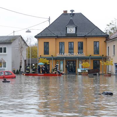 Lavamünd steht unter Wasser