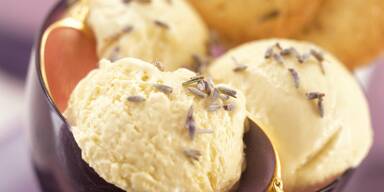 Lavendel-Honig-Eis