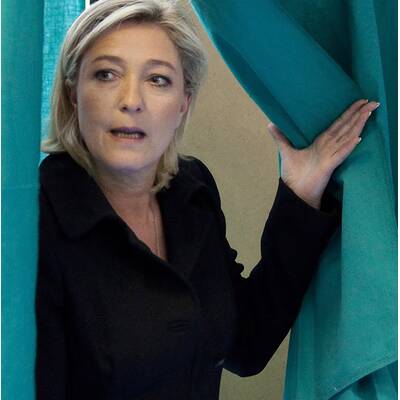 Le Pen wählte in Henin-Beaumont in Nordfrankreich