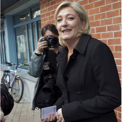 Le Pen wählte in Henin-Beaumont in Nordfrankreich