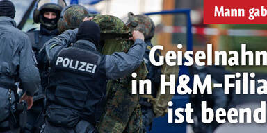 Geiselnahme in Leipzig beendet