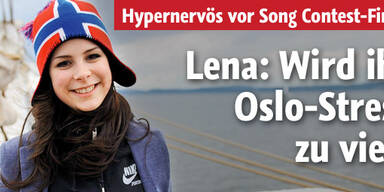 Lena: Wird ihr der Oslo-Stress zu viel?