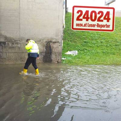 Hochwasser in Österreich