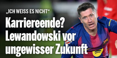 Gerüchte um Karriereende: Lewandowski vor ungewisser Zukunft